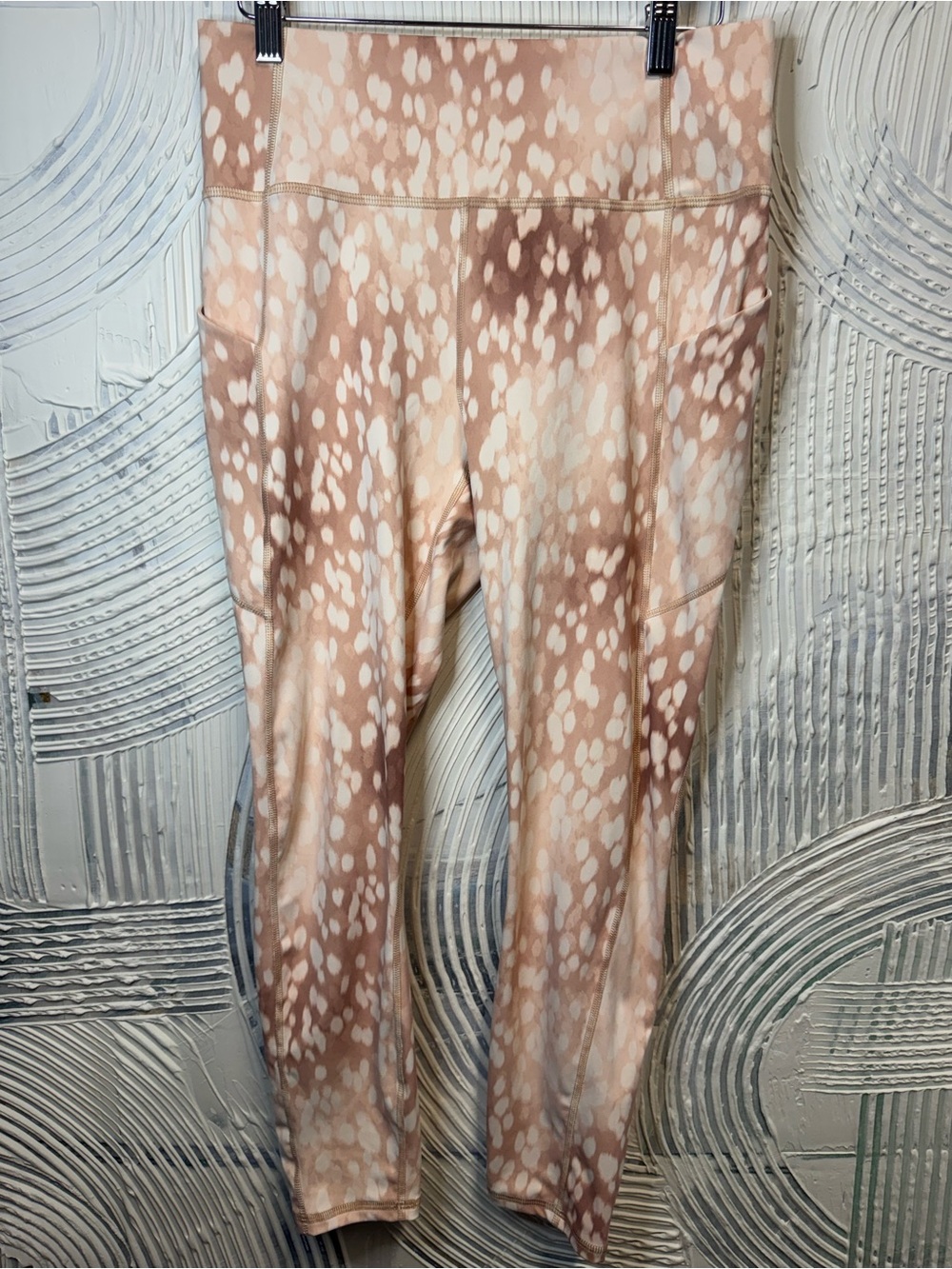 Fabletics Blush Speckle Print High-Waist Leggings